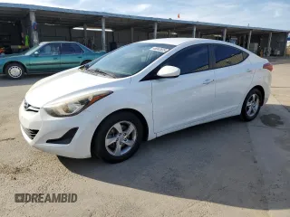 2014 Hyundai Elantra SE with VIN 5NPDH4AEXEH463978, listed as a Copart auction lot 46043825 with 155,526 mi miles and Clean Title. Bid and sale history available at DreamBid. Image 1.