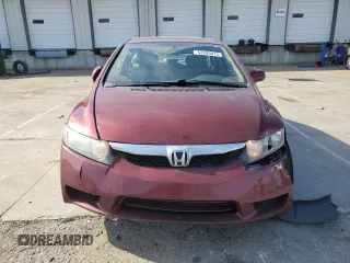 2011 Honda Civic LX with VIN 19XFA1F56BE026953, listed as a Copart auction lot 53395815 with 167,591 mi miles and Salvage Title. Bid and sale history available at DreamBid. Image 5.