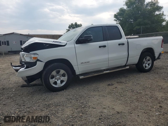 2023 Ram 1500 Big Horn with VIN 1C6SRFBT2PN549406, listed as a Copart auction lot 68813724 with 19,058 mi miles and Salvage Title. Bid and sale history available at carsss.com. Image 1.