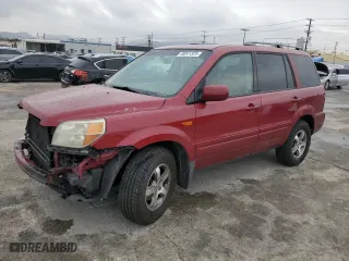 2006 Honda Pilot EX-L with VIN 5FNYF28576B032547, listed as a Copart auction lot 48041325 with 232,900 mi miles and Salvage Title. Bid and sale history available at carsss.com. Image 1.