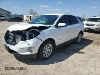 2019 Chevrolet Equinox LT with VIN 2GNAXKEV6K6140605, listed as a Copart auction lot 51944805 with 80,668 mi miles and Salvage Title. Bid and sale history available at carsss.com. Image 1.