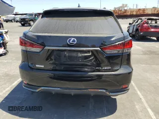 2022 Lexus RX with VIN 2T2YGMDA5NC076315, listed as a Copart auction lot 59921264 with 25,883 mi miles and Salvage Title. Bid and sale history available at carsss.com. Image 6.