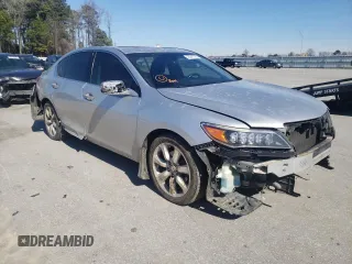 2014 Acura RLX with VIN JH4KC1F35EC001107, listed as a Copart auction lot 46347735 with 248,184 mi miles and Salvage Title. Bid and sale history available at carsss.com. Image 4.