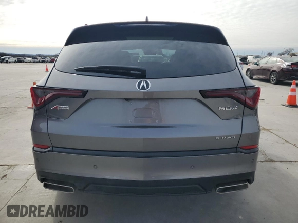 2024 Acura MDX w/A-Spec Package with VIN 5J8YE1H02RL019726, listed as a Copart auction lot 41755585 with 4,798 mi miles and Salvage Title. Bid and sale history available at carsss.com. Image 6.