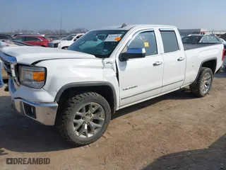2014 GMC Sierra 1500 SLT with VIN 1GTV2VEC7EZ235868, listed as a IAAI auction lot 41537659 with 1 mi miles. Bid and sale history available at carsss.com. Image 2.