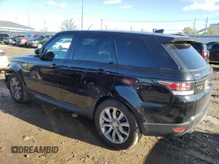 2017 Land Rover Range Rover Sport HSE with VIN SALWR2FV8HA177652, listed as a Copart auction lot 82118574 with 76,913 mi miles and Salvage Title. Bid and sale history available at carsss.com. Image 2.