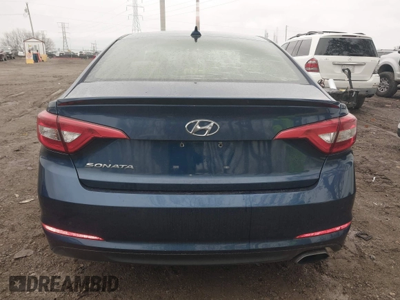 2017 Hyundai Sonata SE with VIN 5NPE24AF9HH551603, listed as a IAAI auction lot 40861742 with 122,356 mi miles. Bid and sale history available at carsss.com. Image 16.
