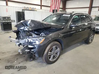 2020 Mercedes-Benz GLC with VIN W1N0G8EBXLF756479, listed as a Copart auction lot 37297973 with 21,110 mi miles. Bid and sale history available at carsss.com. Image 1.
