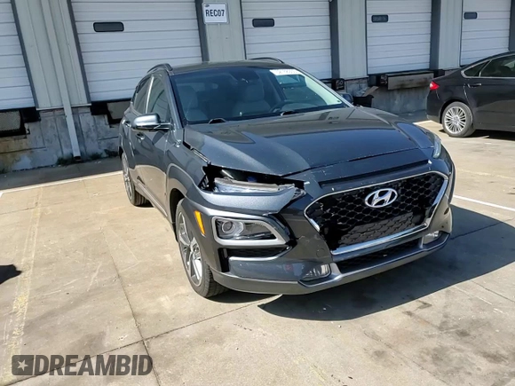 2020 Hyundai Kona Limited z VIN KM8K33A5XLU442577, wystawiony jako Copart lot #52168935 z przebiegiem 17 442 mil mil oraz Szkoda całkowita • Salvage title. Historia ofert i sprzedaży dostępna na DreamBid. Obrazek 11.