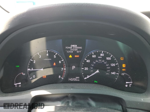 2013 Lexus RX 350 with VIN 2T2ZK1BA4DC126334, listed as a Copart auction lot 53139305 with 140,206 mi miles and Salvage Title. Bid and sale history available at DreamBid. Image 9.