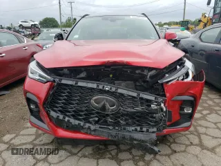 2023 Infiniti QX50 Sport with VIN 3PCAJ5FB4PF122220, listed as a Copart auction lot 66588284 with 8,176 mi miles and Salvage Title. Bid and sale history available at DreamBid. Image 5.