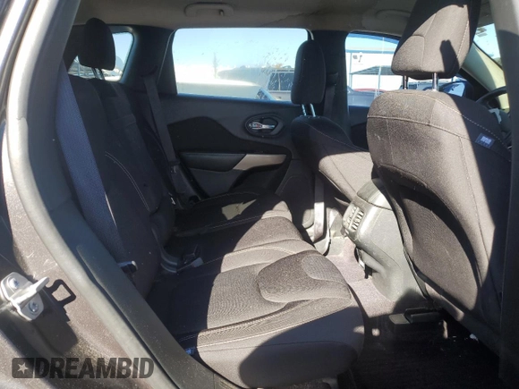 2017 Jeep Cherokee Latitude with VIN 1C4PJLCS1HW623405, listed as a Copart auction lot 87811065 with 75,689 mi miles and Salvage Title. Bid and sale history available at carsss.com. Image 11.