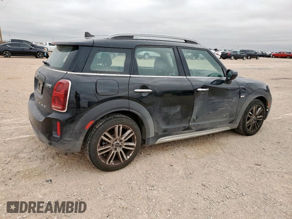 2022 MINI Countryman Cooper with VIN WMZ43BR04N3N62710, listed as a Copart auction lot 59136765 with 51,185 mi miles and Salvage title. Bid and sale history available at DreamBid. Image 3.
