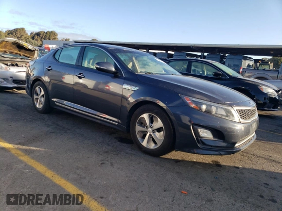 2014 Kia Optima Hybrid LX with VIN KNAGM4AD6E5065101, listed as a Copart auction lot 77467384 with 152,330 mi miles and Salvage Title. Bid and sale history available at carsss.com. Image 4.