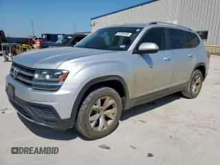 2018 Volkswagen Atlas S z VIN 1V2AP2CA1JC598985, wystawiony jako Copart lot #51318135 z przebiegiem 133 162 mil mil oraz Szkoda całkowita • Salvage title. Historia ofert i sprzedaży dostępna na DreamBid. Obrazek 1.