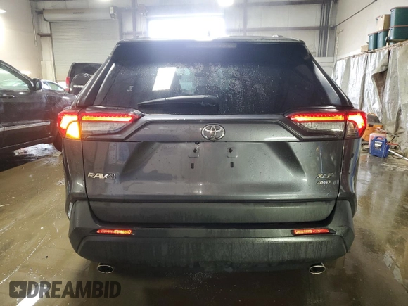 2019 Toyota RAV4 XLE Premium with VIN JTMA1RFV9KD016329, listed as a Copart auction lot 49913115 with 60,424 mi miles and Salvage Title. Bid and sale history available at carsss.com. Image 6.