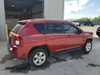 2015 Jeep Compass Sport with VIN 1C4NJCBA7FD190830, listed as a Copart auction lot 55648455 with 106,758 mi miles and Salvage Title. Bid and sale history available at carsss.com. Image 3.