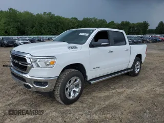 2019 Ram 1500 Big Horn with VIN 1C6SRFFT7KN739947, listed as a Copart auction lot 60479355 with 117,953 mi miles and Salvage title. Bid and sale history available at DreamBid. Image 1.
