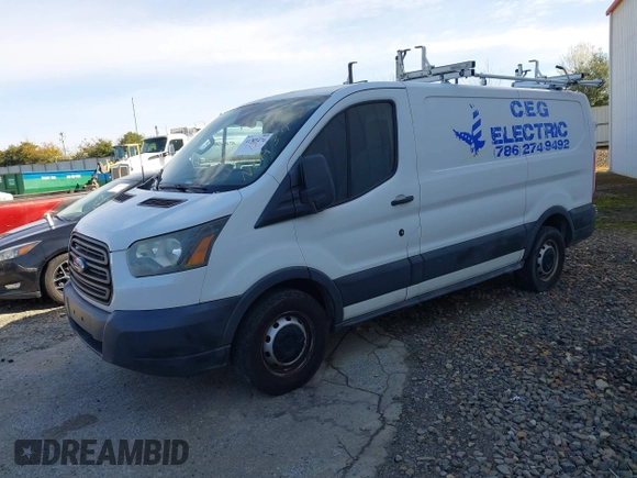 2015 Ford Transit Cargo with VIN 1FTYE1YM0FKB31248, listed as a IAAI auction lot 41703474 with 238,925 mi miles and . Bid and sale history available at DreamBid. Image 2.