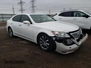 2010 Lexus LS 460 with VIN JTHCL5EF7A5008324, listed as a Copart auction lot 53737905 with 127,097 mi miles and Salvage title. Bid and sale history available at DreamBid. Image 4.