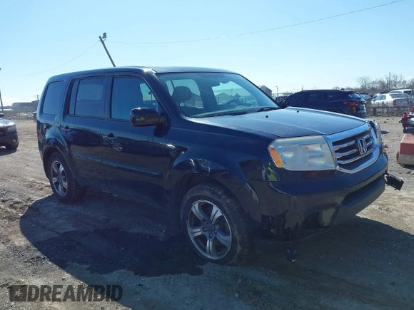 2015 Honda Pilot SE with VIN 5FNYF4H34FB025193, listed as a IAAI auction lot 41986489 with 130,102 mi miles and . Bid and sale history available at DreamBid. Image 1.