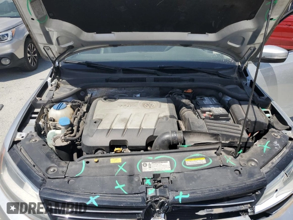 2014 Volkswagen Jetta TDI w/Premium with VIN 3VWLL7AJ9EM313537, listed as a Copart auction lot 57768675 with 170,671 mi miles and Salvage title. Bid and sale history available at DreamBid. Image 11.