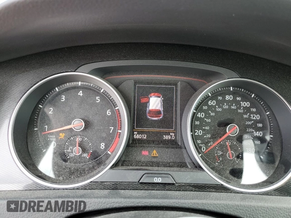 2015 Volkswagen Golf GTI SE with VIN 3VW5T7AU7FM014584, listed as a Copart auction lot 49159145 with 68,012 mi miles and Salvage Title. Bid and sale history available at carsss.com. Image 9.