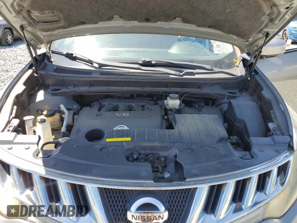 2009 Nissan Murano SL with VIN JN8AZ18W29W139280, listed as a Copart auction lot 53636955 with 142,405 mi miles and Salvage Title. Bid and sale history available at DreamBid. Image 12.