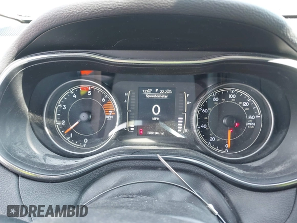 2019 Jeep Cherokee Latitude Plus with VIN 1C4PJMLB8KD146917, listed as a IAAI auction lot 41764434 with 108,104 mi miles and . Bid and sale history available at carsss.com. Image 7.