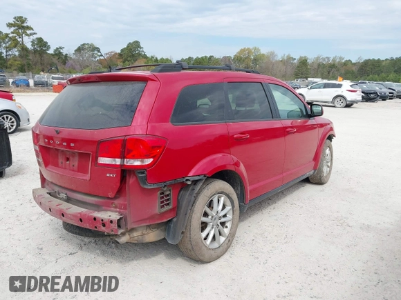 2014 Dodge Journey SXT z VIN 3C4PDCBB3ET153212, wystawiony jako IAAI lot #41897261 z przebiegiem 151 439 mil mil oraz . Historia ofert i sprzedaży dostępna na DreamBid. Obrazek 4.