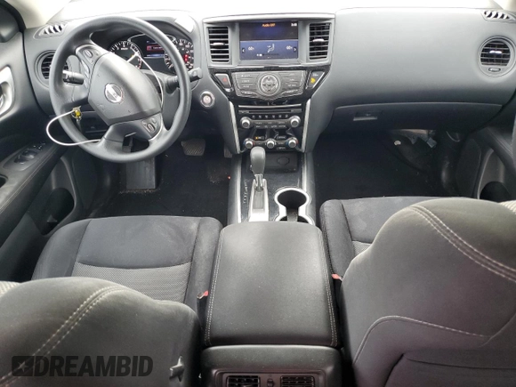 2017 Nissan Pathfinder S with VIN 5N1DR2MN4HC912516, listed as a Copart auction lot 47808895 with 63,367 mi miles and Salvage title. Bid and sale history available at DreamBid. Image 8.