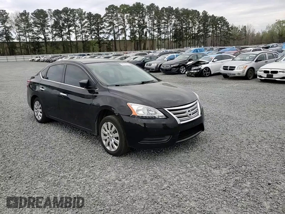2015 Nissan Sentra SV with VIN 3N1AB7AP8FY225769, listed as a Copart auction lot 50708905 with 163,815 mi miles and Salvage Title. Bid and sale history available at carsss.com. Image 10.
