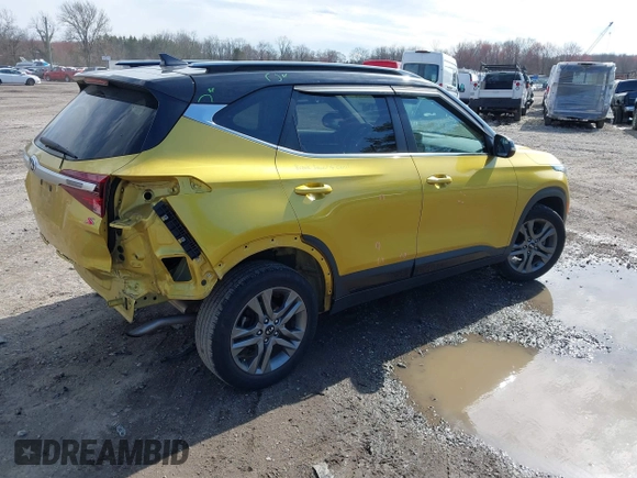 2021 Kia Seltos S with VIN KNDEU2AA7M7123952, listed as a IAAI auction lot 41864994 with 82,413 mi miles and . Bid and sale history available at DreamBid. Image 4.