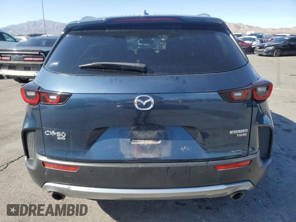 2023 Mazda CX-50 2.5 Turbo Premium Plus Package with VIN 7MMVABEY9PN130661, listed as a Copart auction lot 47630725 with Not Provided miles and Salvage Title. Bid and sale history available at carsss.com. Image 6.