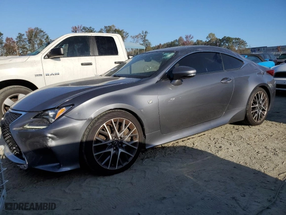 2016 Lexus RC 200t with VIN JTHHA5BC3G5000705, listed as a Copart auction lot 75477064 with NaN miles and Salvage Title. Bid and sale history available at carsss.com. Image 1.