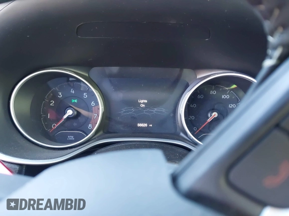 2019 Jeep Compass Latitude with VIN 3C4NJCBB1KT851846, listed as a IAAI auction lot 41219621 with 56,626 mi miles and . Bid and sale history available at DreamBid. Image 7.