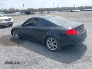 2003 Infiniti G35 Coupe w/Leather with VIN JNKCV54E23M222956, listed as a IAAI auction lot 41995903 with 1 mi miles. Bid and sale history available at carsss.com. Image 3.