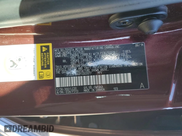 2015 Lexus RX 450h z VIN 2T2ZB1BA0FC002077, wystawiony jako Copart lot #88992665 z przebiegiem 56 189 mil mil oraz Szkoda całkowita • Salvage title. Historia ofert i sprzedaży dostępna na DreamBid. Obrazek 13.