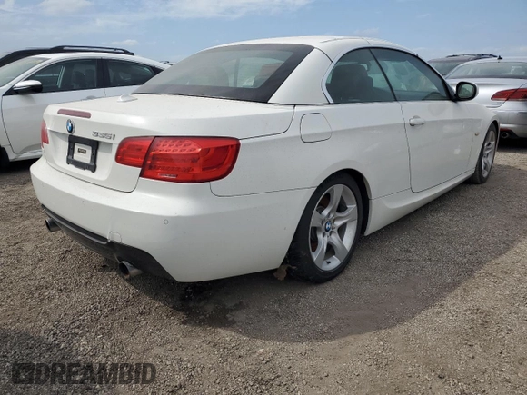 2013 BMW 3 Series 335i with VIN WBADX7C53DJ589247, listed as a Copart auction lot 76715834 with 59,073 mi miles and Salvage Title. Bid and sale history available at DreamBid. Image 3.
