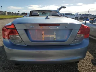 2013 Volvo C70 T5 with VIN YV1672MCXDJ141335, listed as a Copart auction lot 74384484 with 0 mi miles and Salvage Title. Bid and sale history available at carsss.com. Image 6.