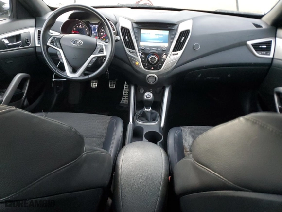 2016 Hyundai Veloster with VIN KMHTC6AD0GU298346, listed as a Copart auction lot 81289574 with 87,540 mi miles and Salvage Title. Bid and sale history available at carsss.com. Image 8.