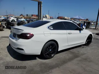 2019 BMW 4 Series 430i with VIN WBA4W3C58KAF91832, listed as a Copart auction lot 62503235 with 53,280 mi miles and Salvage title. Bid and sale history available at DreamBid. Image 3.