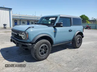 2021 Ford Bronco с VIN 1FMDE5CH1MLA60600, выставлен на аукционе Copart как лот 54076135 с пробегом 39 526 миль миль и Списание • Salvage title. История ставок и продаж доступна на DreamBid. Изображение 1.