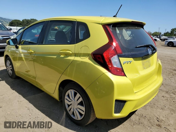 2016 Honda Fit LX with VIN JHMGK5H50GX026619, listed as a Copart auction lot 53699145 with 60,041 mi miles and Salvage Title. Bid and sale history available at carsss.com. Image 2.