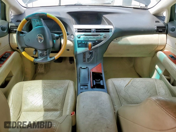 2012 Lexus RX 350 z VIN 2T2ZK1BA0CC082301, wystawiony jako Copart lot #57116295 z przebiegiem Nie podano mil oraz Szkoda całkowita • Salvage title. Historia ofert i sprzedaży dostępna na DreamBid. Obrazek 8.