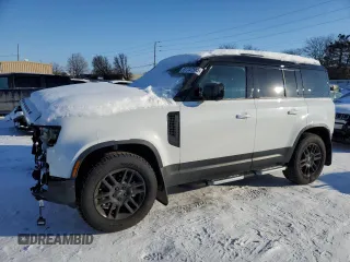 2024 Land Rover Defender S with VIN SALEJ7EX6R2347361, listed as a Copart auction lot 87747555 with 4,176 mi miles and Salvage title. Bid and sale history available at DreamBid. Image 1.