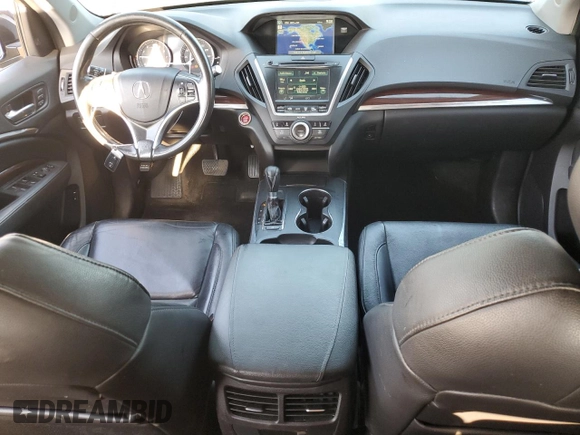 2015 Acura MDX Technology with VIN 5FRYD3H49FB012074, listed as a Copart auction lot 87838855 with 128,601 mi miles and Salvage Title. Bid and sale history available at DreamBid. Image 8.