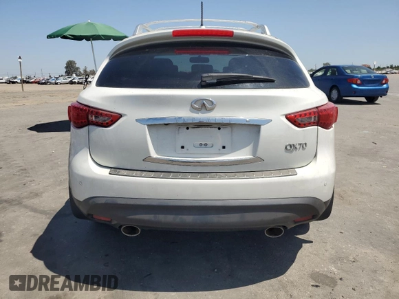 2014 Infiniti QX70 с VIN JN8CS1MU8EM451823, выставлен на аукционе Copart как лот 61134355 с пробегом 90 903 миль миль и Списание • Salvage title. История ставок и продаж доступна на DreamBid. Изображение 6.