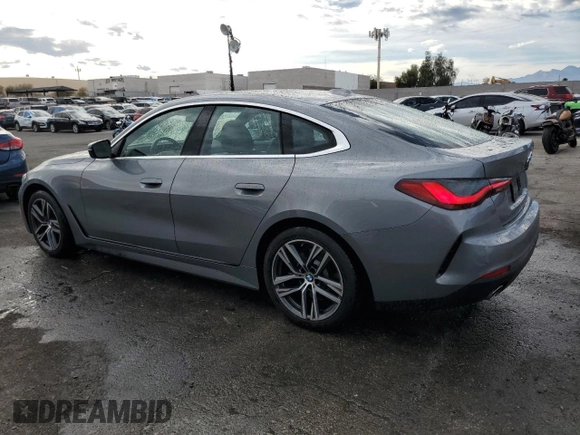 2024 BMW 4 Series 430i with VIN WBA63AV02RFS57460, listed as a Copart auction lot 86781344 with 24,286 mi miles and Clean Title. Bid and sale history available at carsss.com. Image 2.