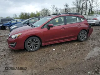 2016 Subaru Impreza Special Sports Premium с VIN JF1GPAP64G8312477, выставлен на аукционе Copart как лот 55426495 с пробегом 42 175 миль миль и Списание • Salvage title. История ставок и продаж доступна на DreamBid. Изображение 1.